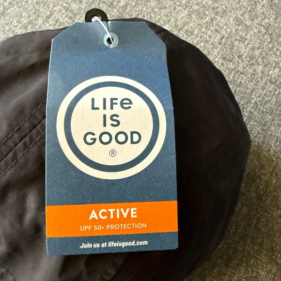 Life is Good Women’s Black ALPINE TREK CORE HAT 50+ SPF adjustable gorpcore - Picture 11 of 11